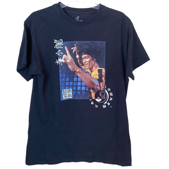 Bruce Lee Graphic Black T-Shirt Size Medium - Picture 1 of 5